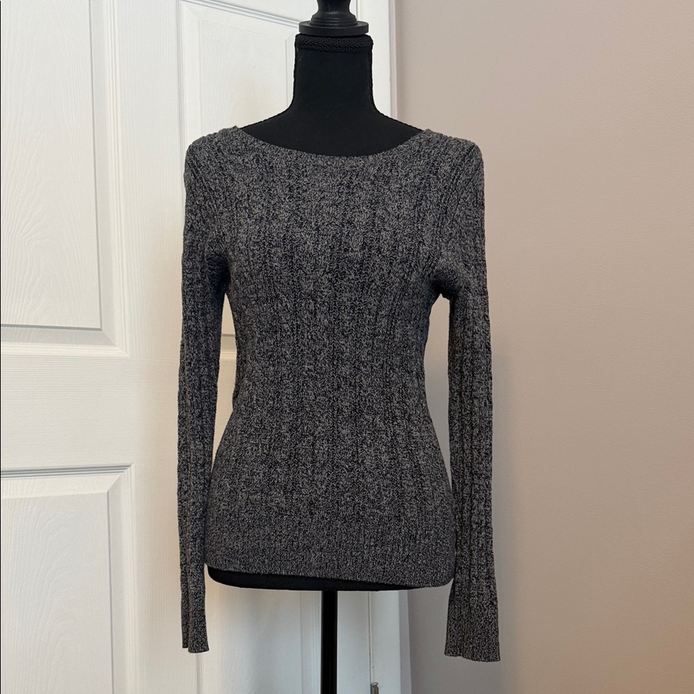 St. John's Bay Dark Gray Crew Neck Sweater